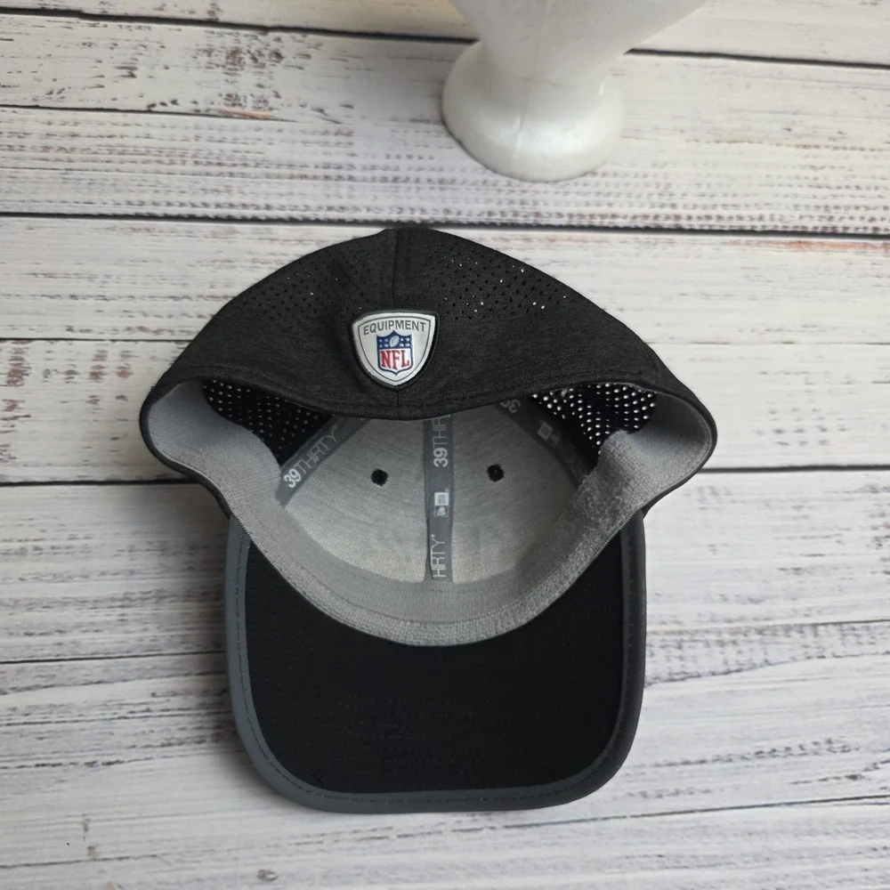 New Era Cincinnati Bengals Black‎ Hat Fitted Large-XL NFL Football 39THIRTY Cap